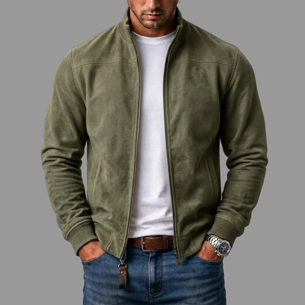 Varel | Wildleder Bomberjacke