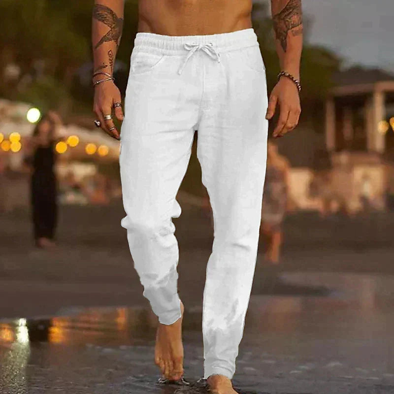 Alfredo | Luftige Leinenhosen