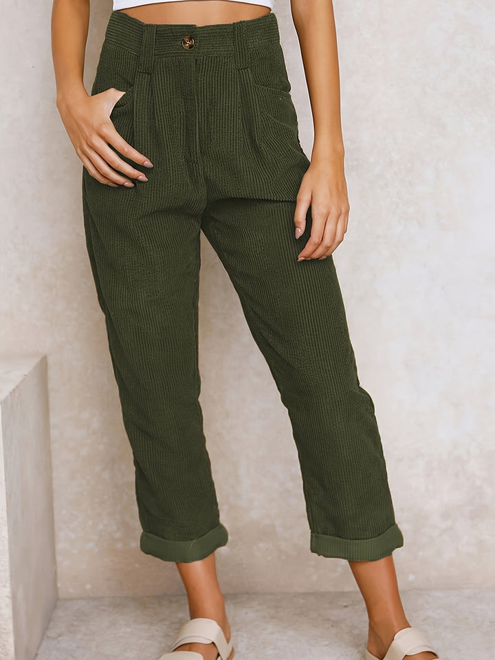 Maple Hose I Cordhose Damen für Alltag und Büro