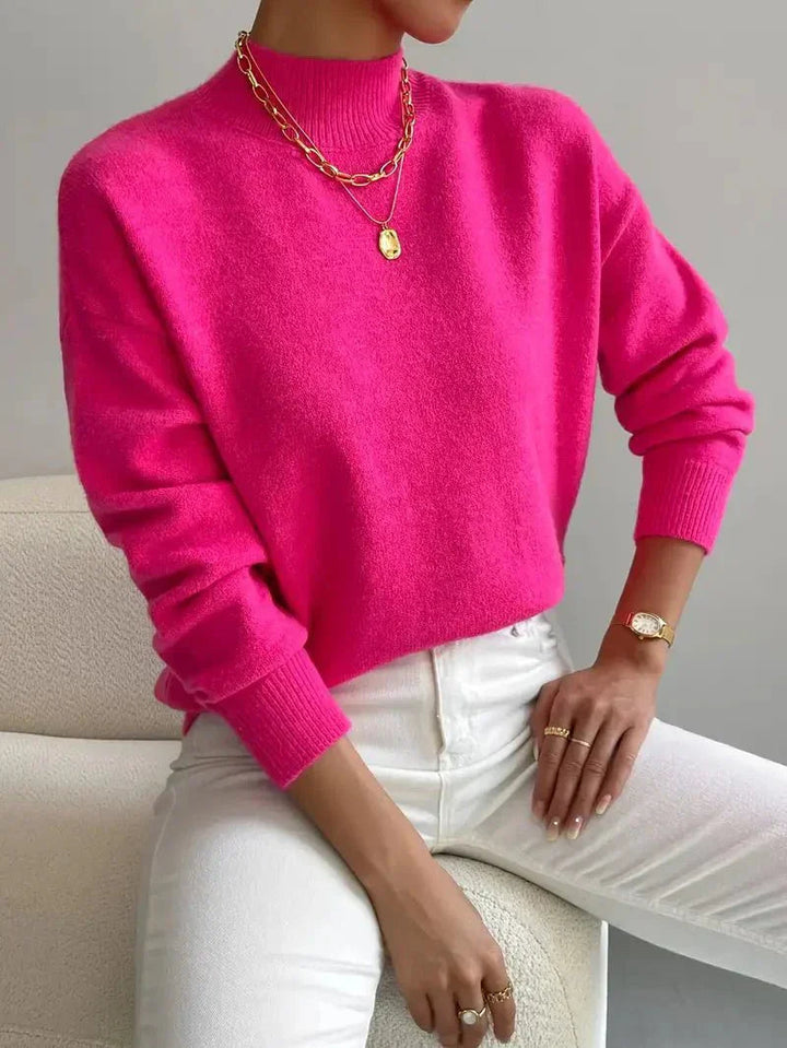 Harper | Weicher Mock-Neck Pullover