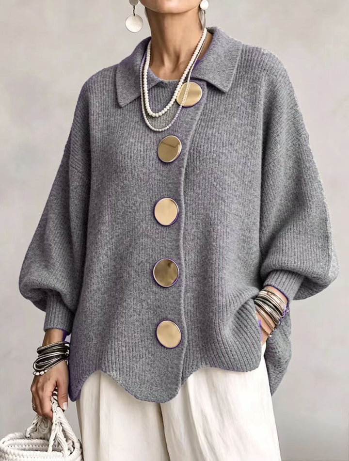 Victoire | Übergroßer Kragen-Cardigan