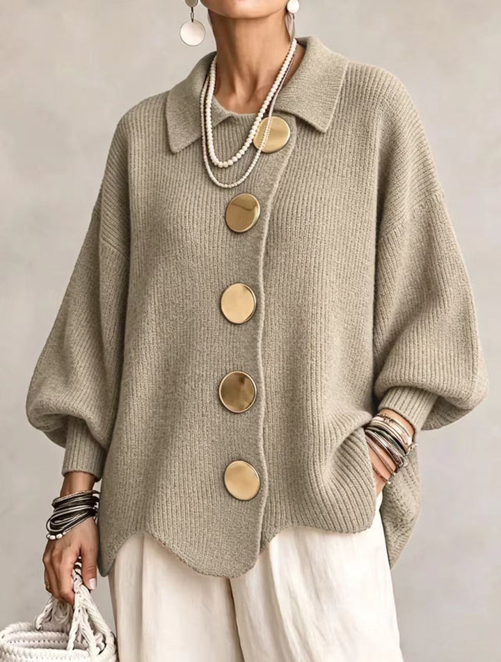 Victoire | Übergroßer Kragen-Cardigan