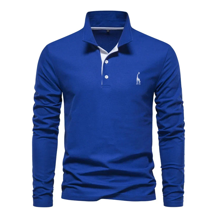 Kron | Luxuriöses Poloshirt mit langen Ärmeln