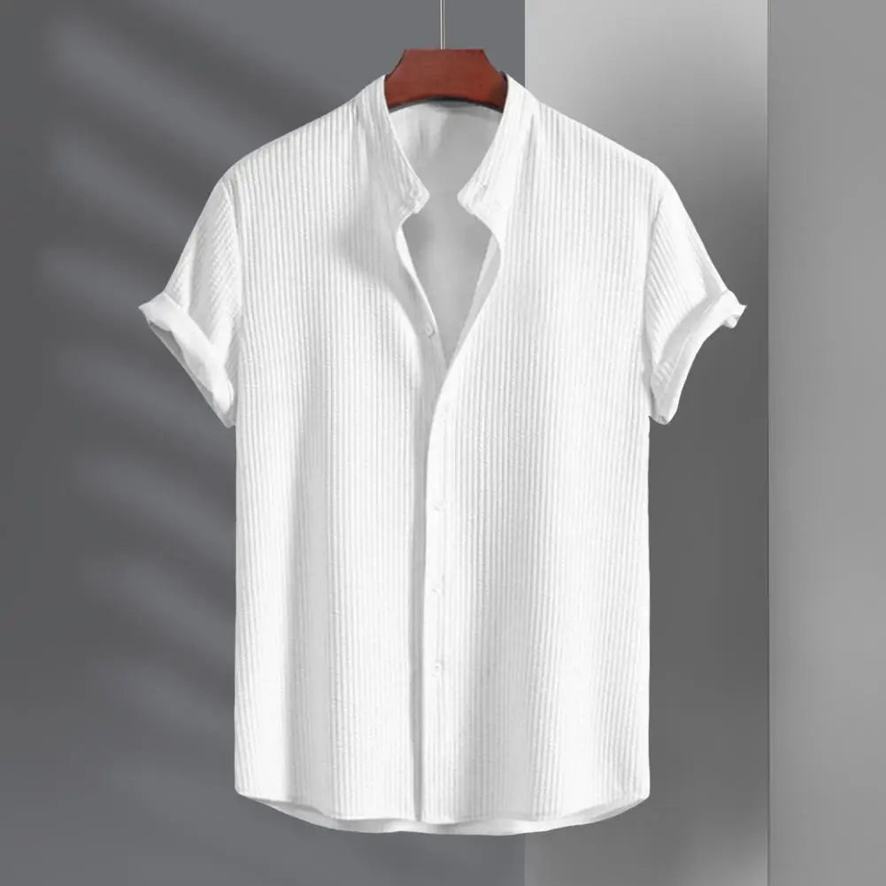 Herren Kurzarm Freizeitshirt | Strukturiert