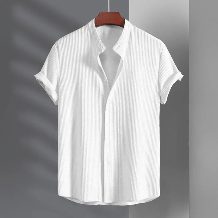 Herren Kurzarm Freizeitshirt | Strukturiert