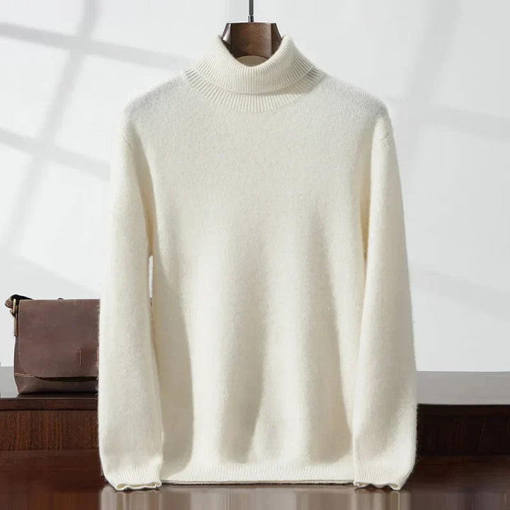 Eleganter Kaschmir-Rollkragenpullover