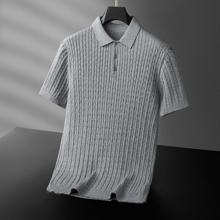 Kron | Elegantes, geripptes Polohemd