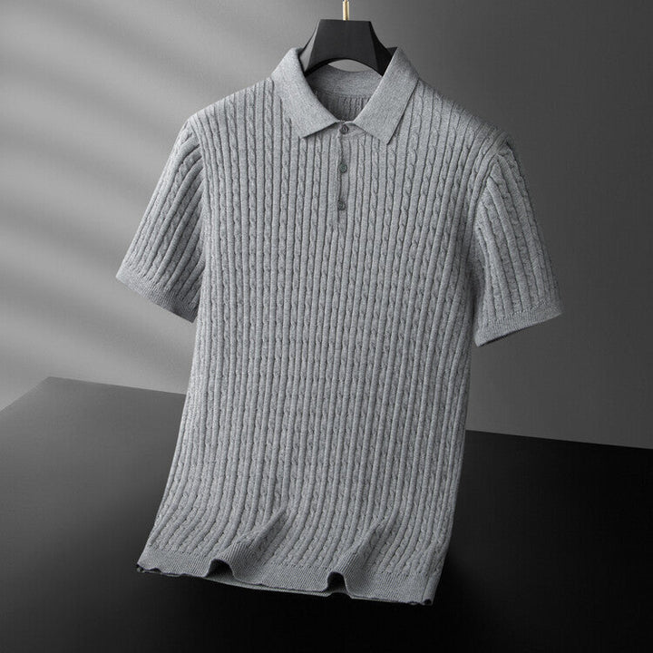Kron | Elegantes, geripptes Polohemd