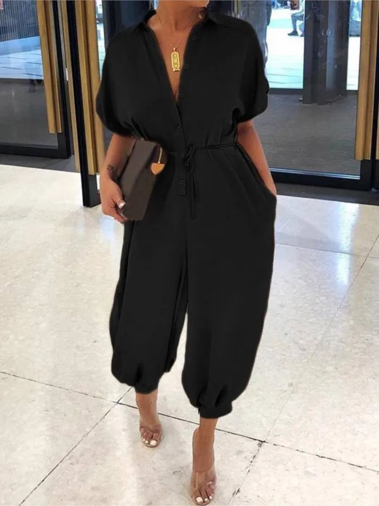 Olivia | Overall mit V-Ausschnitt