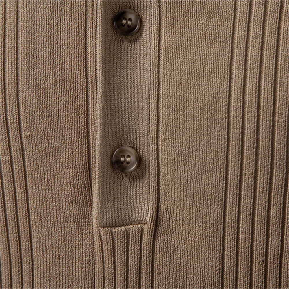 Kron | Geribde Henley-Polo