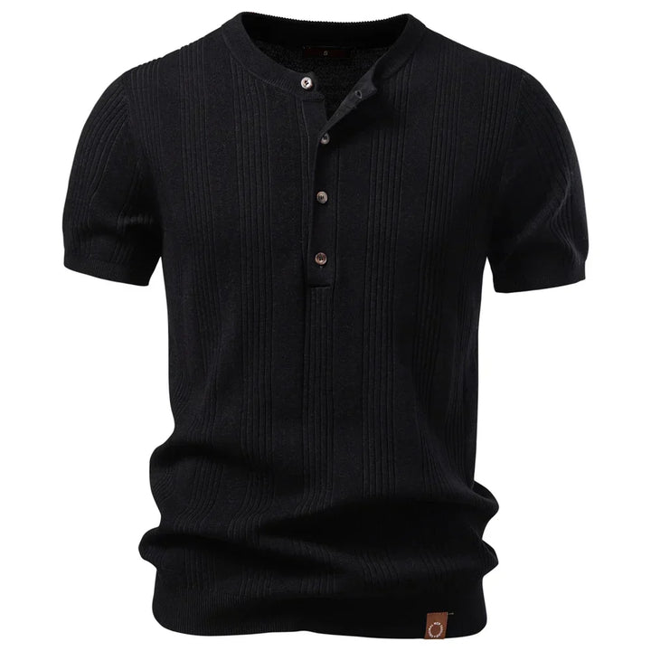 Kron | Geribde Henley-Polo