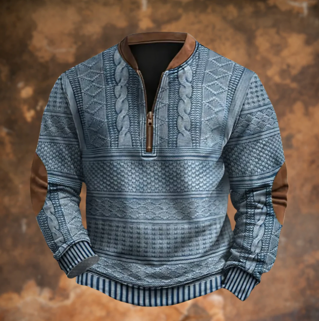 Dimitri™ | Retro Zip-Up Sweater