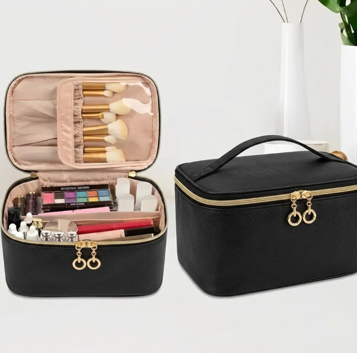 Stylische tragbare Reisetasche für Damen – ideal für Make-up und Kosmetik