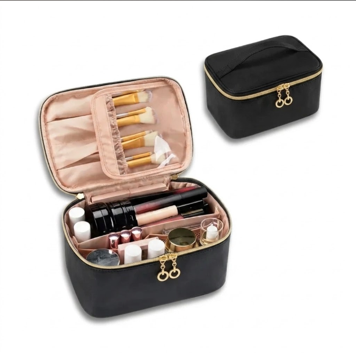 Stylische tragbare Reisetasche für Damen – ideal für Make-up und Kosmetik