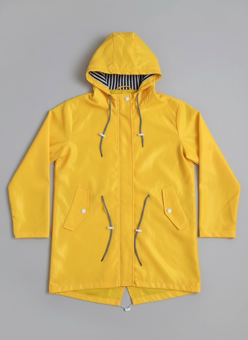 Wetterfester Trenchcoat mit Kapuze I Übergangsjacke