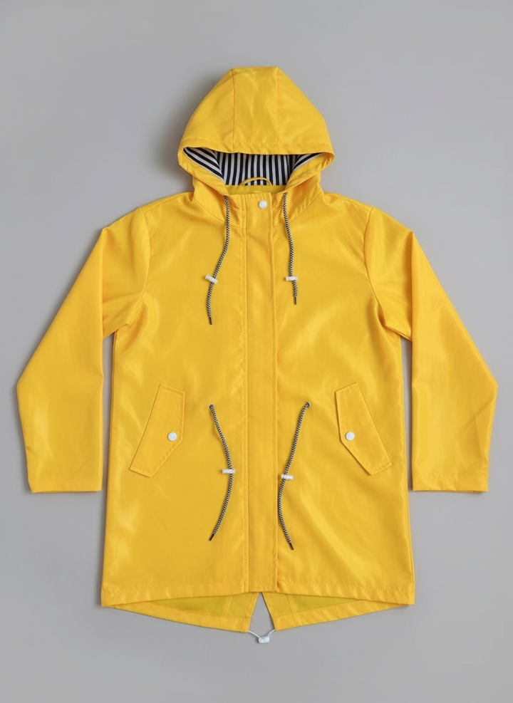 Wetterfester Trenchcoat mit Kapuze I Übergangsjacke