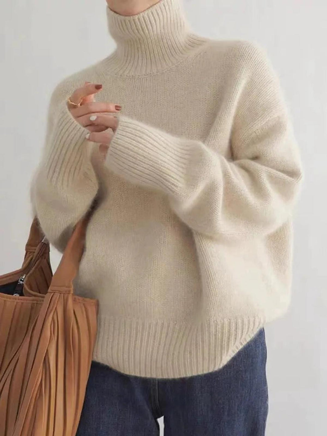 Colette Grace | Entspannter Rollkragenpullover