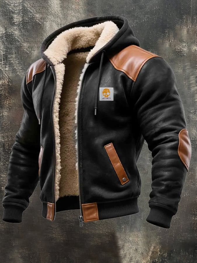 Bruno | Winterjacke mit raffinierten Lederdetails