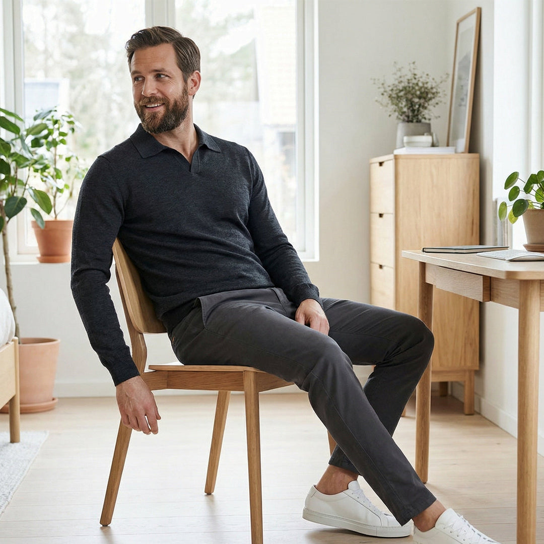 Kron | Luxuriöses Strick-Polohemd