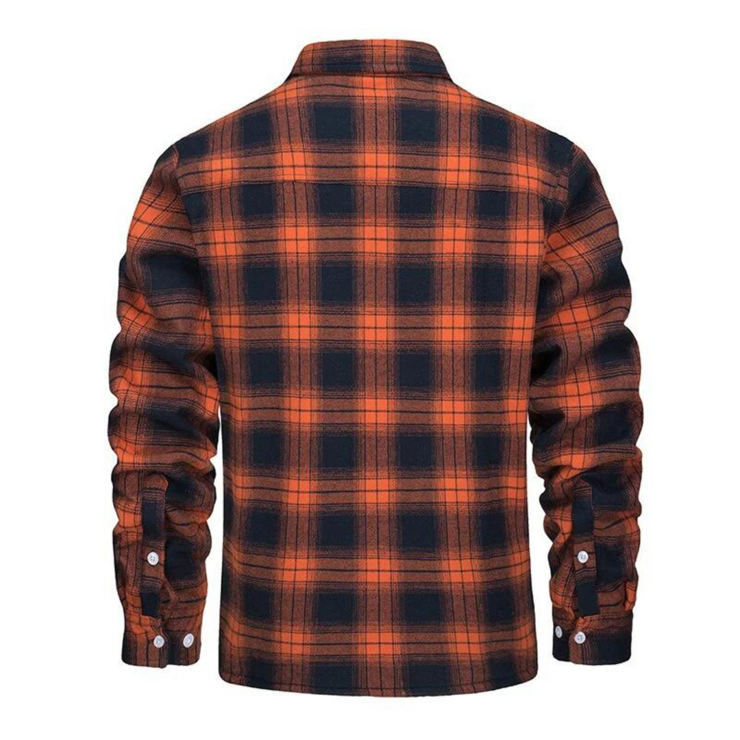 Dawson | Herren Sherpa-Futter Karo-Jacke