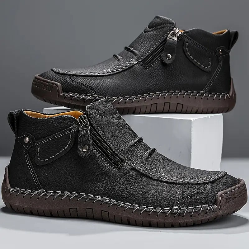 Kron™ | Stilvolle und bequeme Herrenschuhe mit Reissverschluss