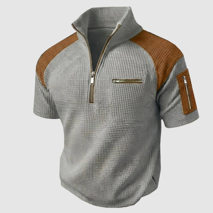 Herren Polo-Shirt mit Reißverschluss | Kurzarm