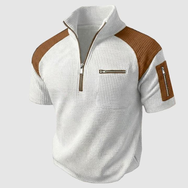 Herren Polo-Shirt mit Reißverschluss | Kurzarm