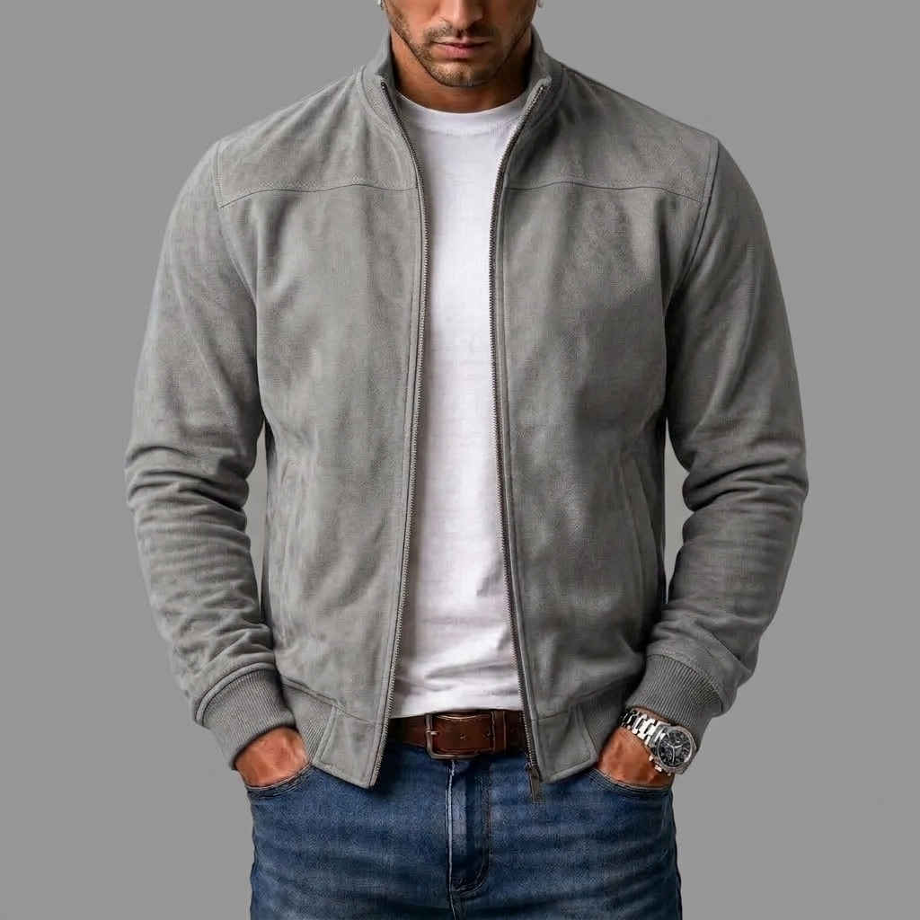 Varel | Wildleder Bomberjacke