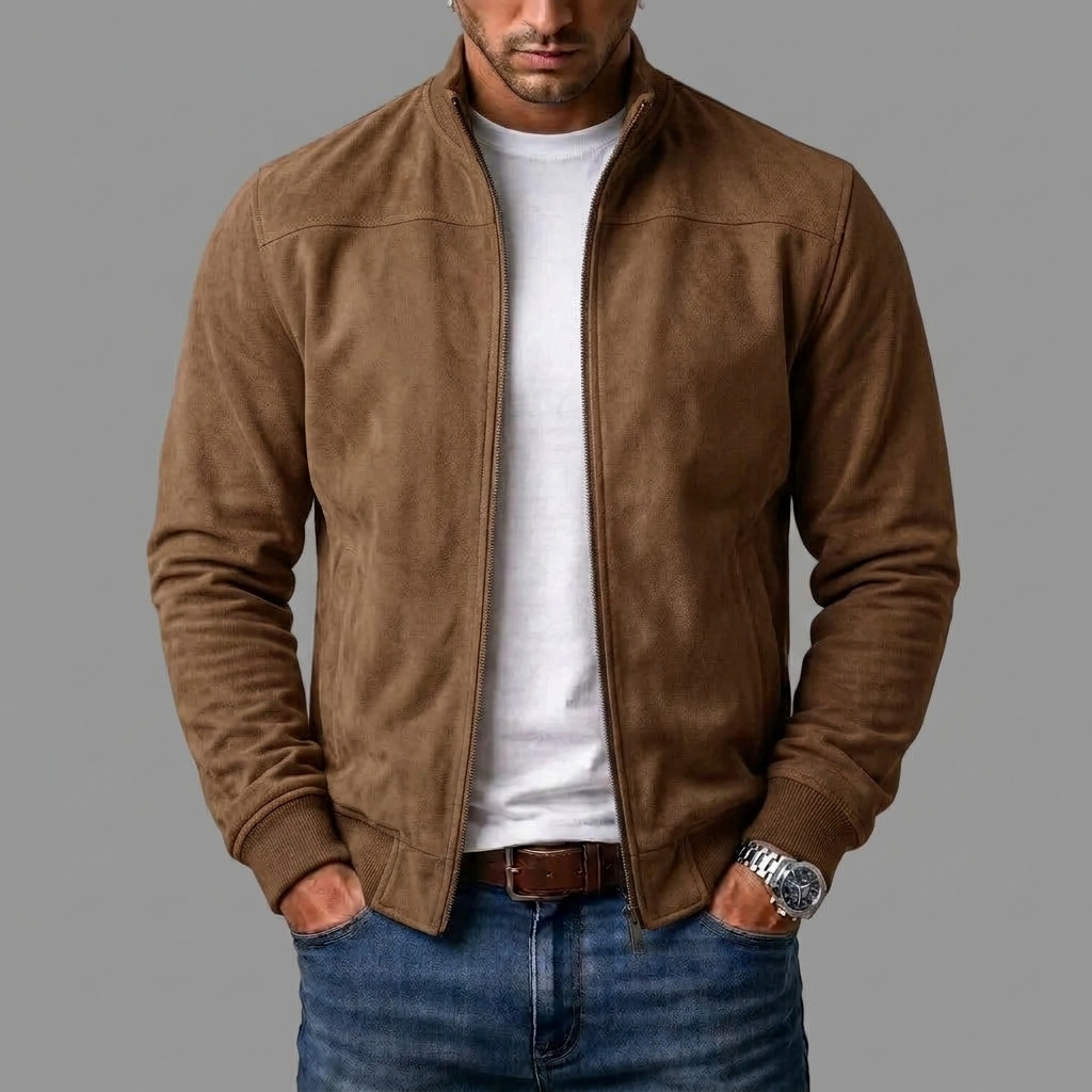 Varel | Wildleder Bomberjacke