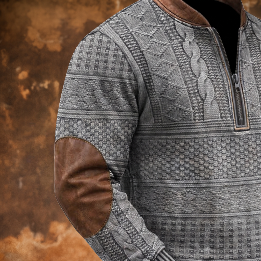 Dimitri™ | Retro Zip-Up Sweater