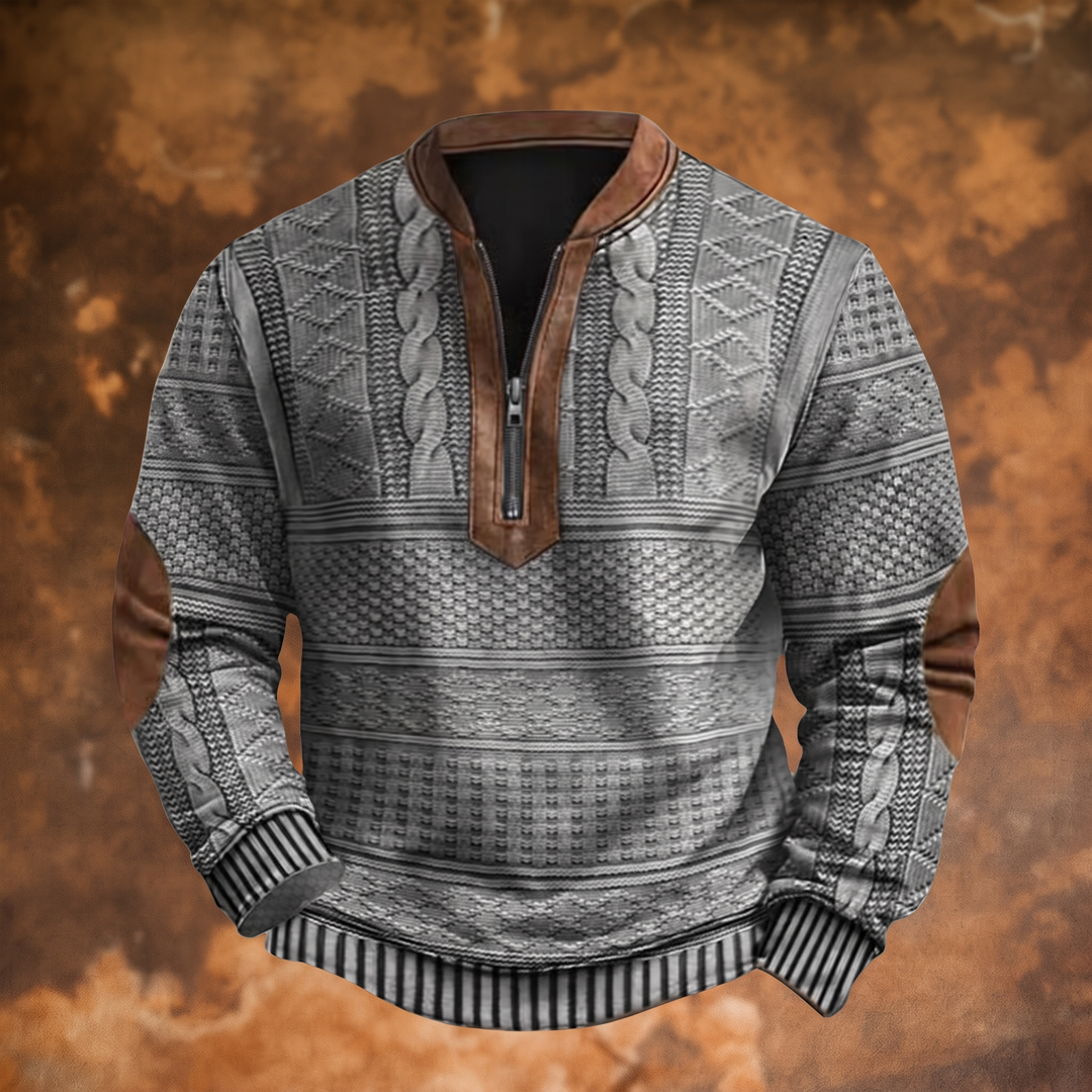 Dimitri™ | Retro Zip-Up Sweater