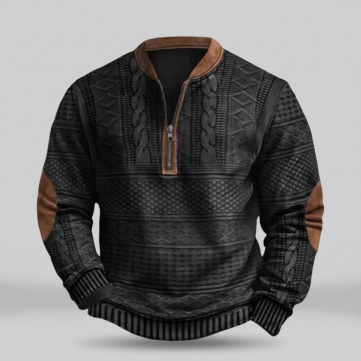 Dimitri™ | Retro Zip-Up Sweater