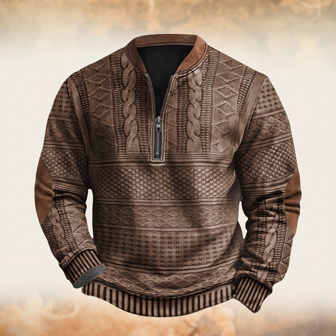 Dimitri™ | Retro Zip-Up Sweater