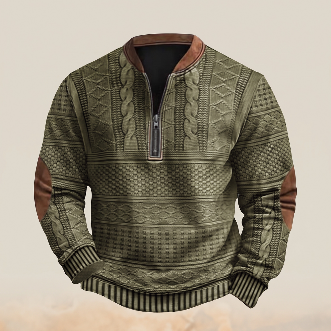 Dimitri™ | Retro Zip-Up Sweater