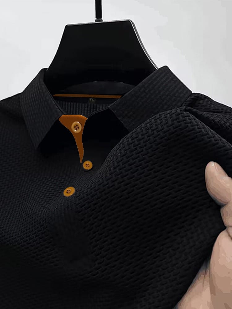 Stefano | Polohemd mit luxuriöser Textur