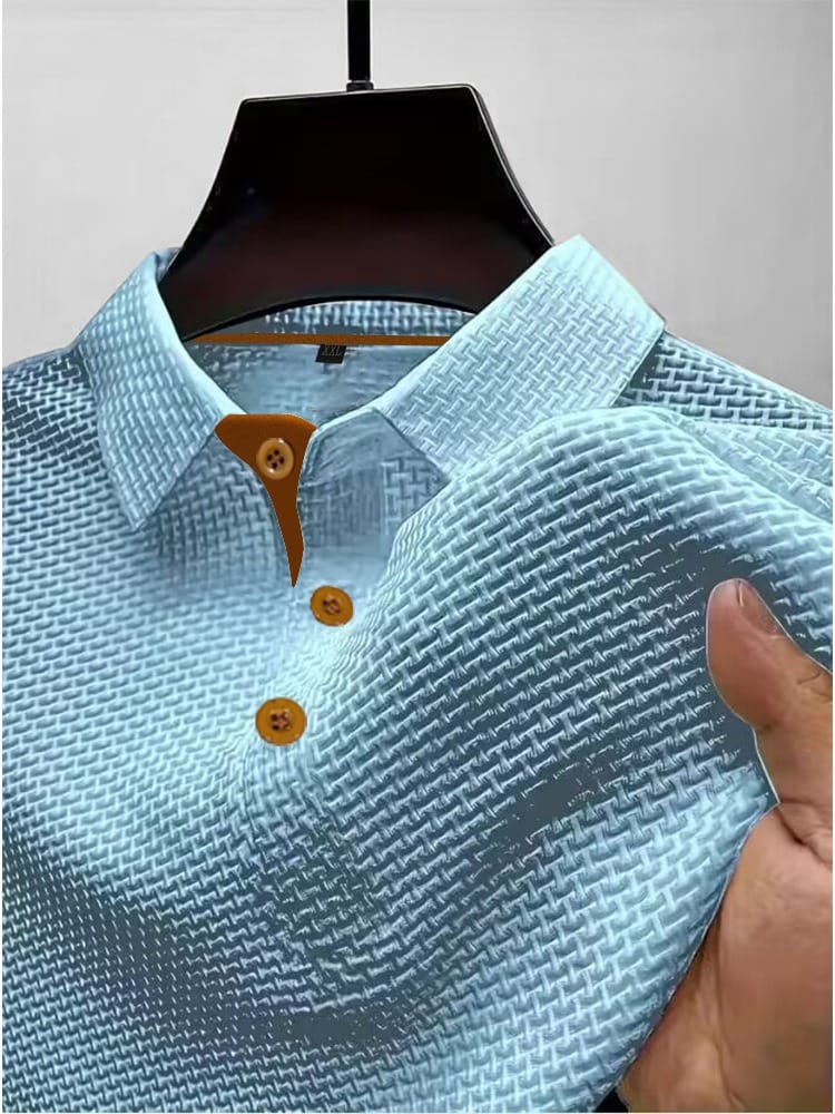 Stefano | Polohemd mit luxuriöser Textur
