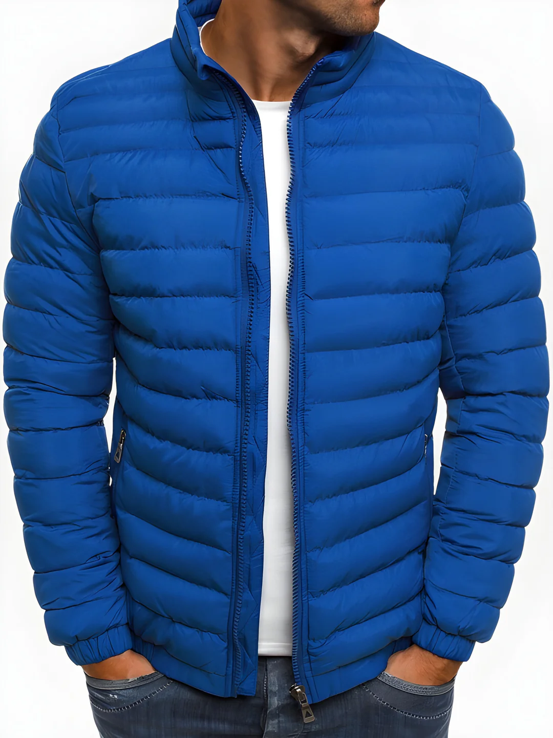 Übergangsjacke mit Stehkragen für Herren