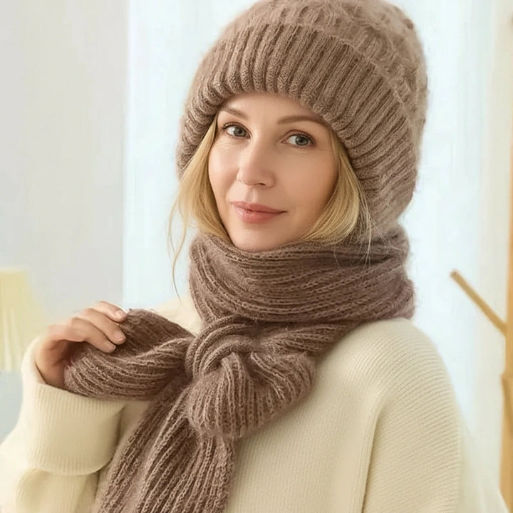Amarielle - Winter Ensemble aus polar Anti-Kälte mit Gehörschutz