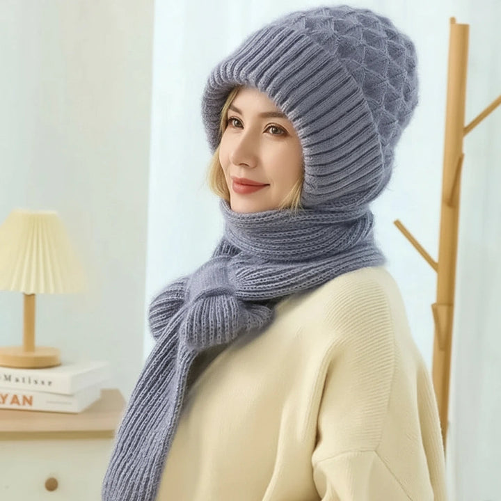 Amarielle - Winter Ensemble aus polar Anti-Kälte mit Gehörschutz