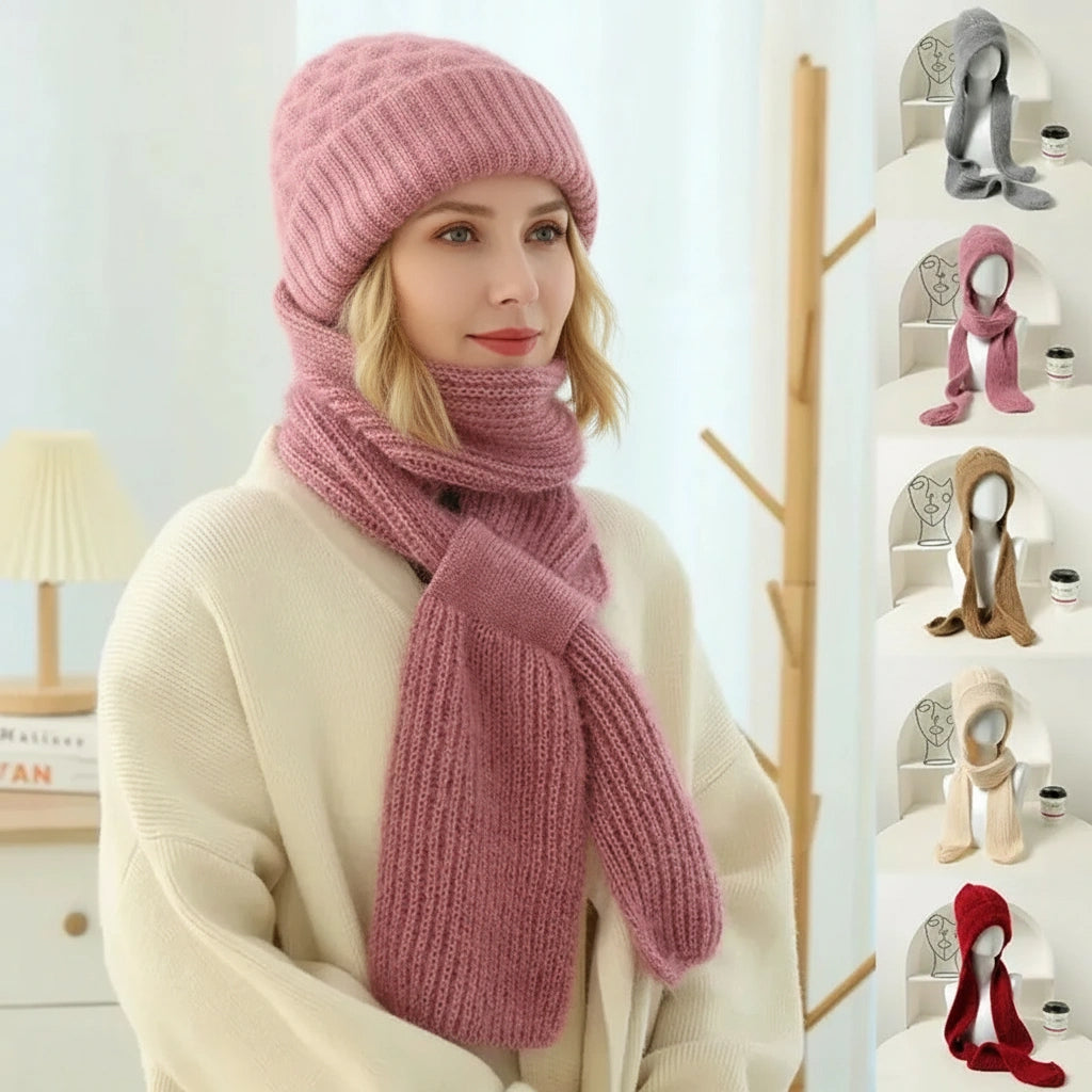 Amarielle - Winter Ensemble aus polar Anti-Kälte mit Gehörschutz