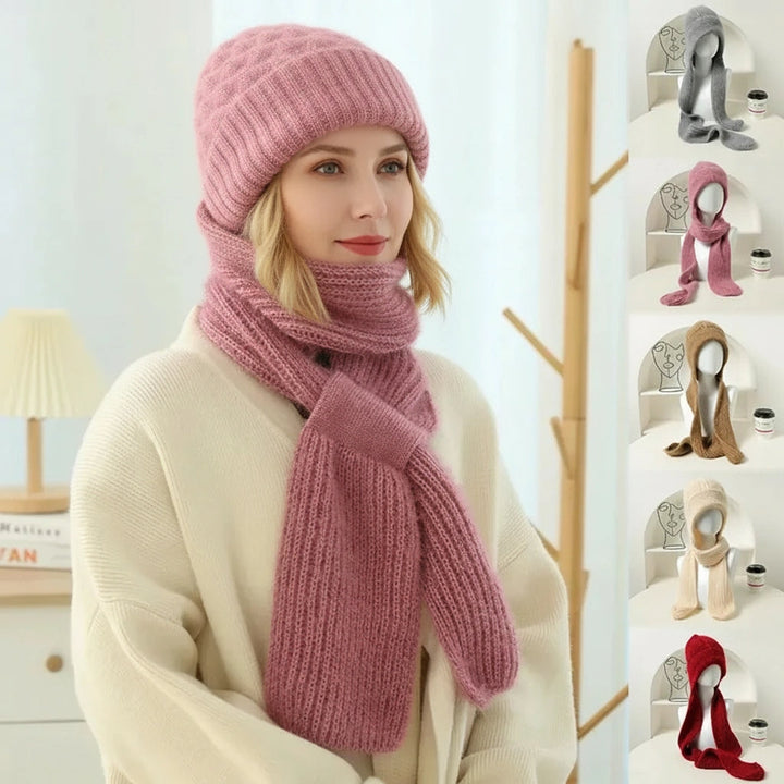Amarielle - Winter Ensemble aus polar Anti-Kälte mit Gehörschutz