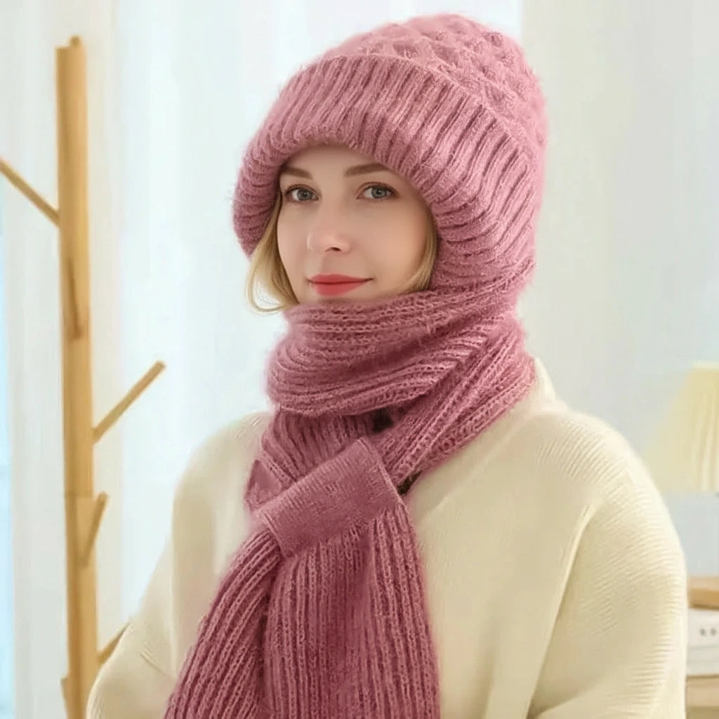 Amarielle - Winter Ensemble aus polar Anti-Kälte mit Gehörschutz