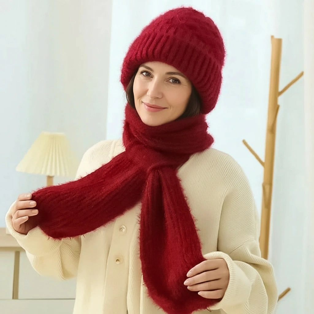 Amarielle - Winter Ensemble aus polar Anti-Kälte mit Gehörschutz