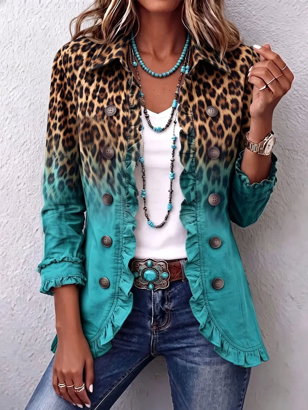 Lois | Boho Rüschjacke