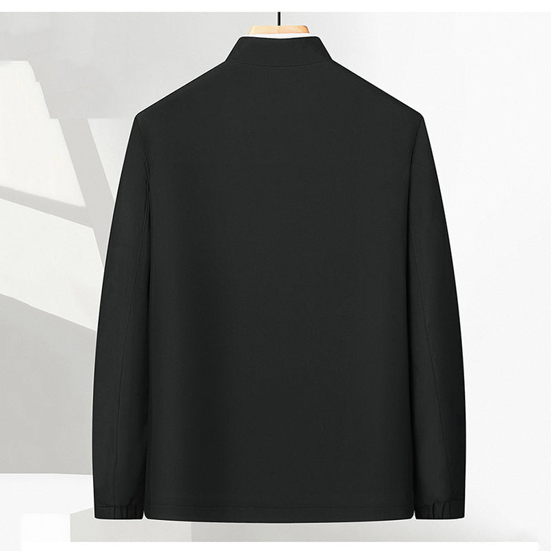 Lässige Herrenjacke mit Stehkragen – leichte Zwischenjahreszeitjacke