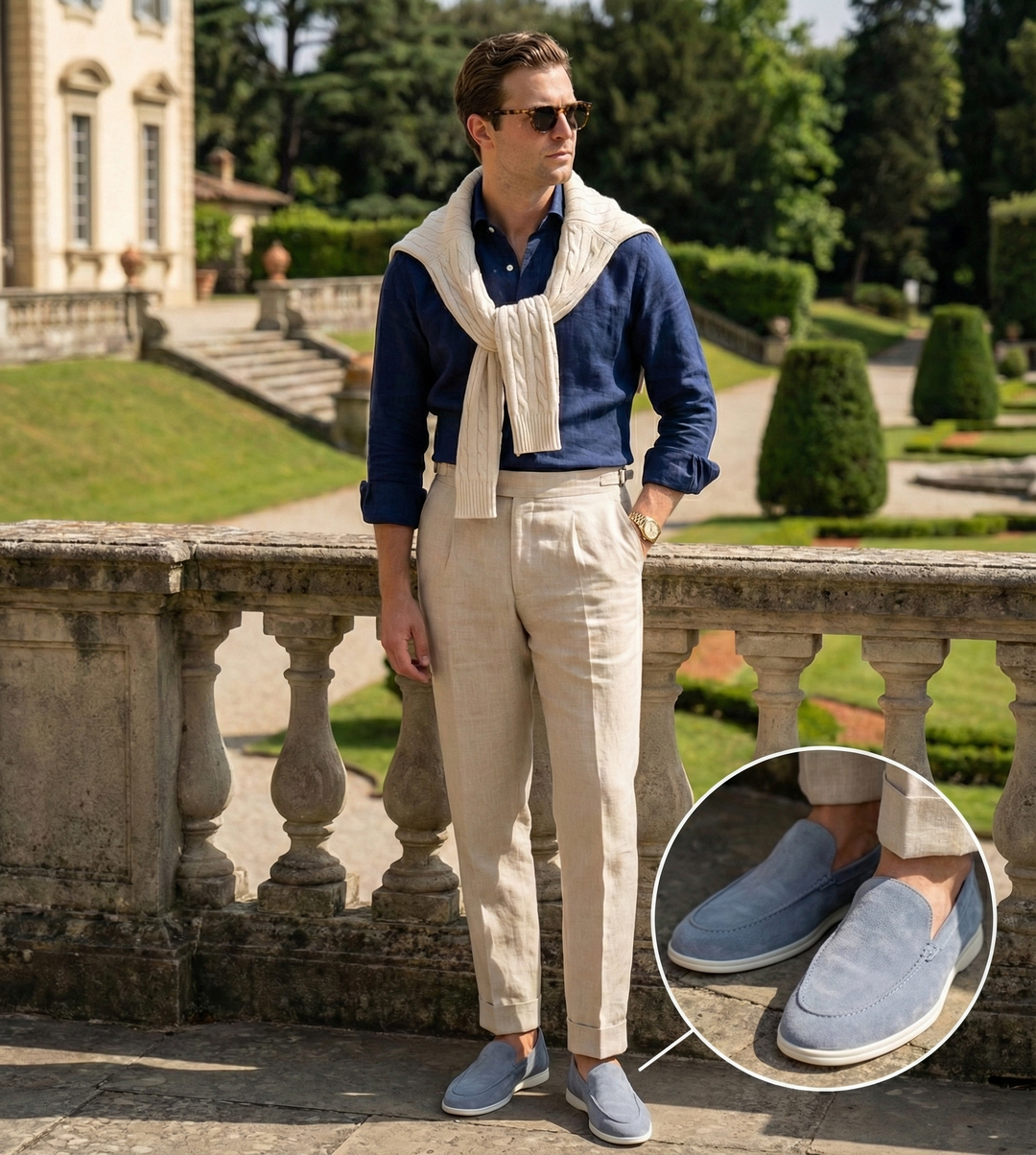 Lorenzo | Loafer aus hochwertigem Wildleder -