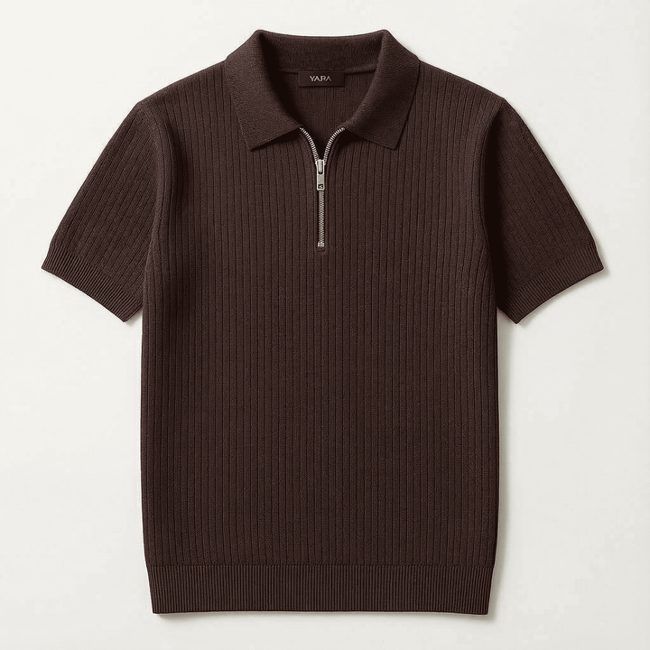 De Matteo Swiss Knit Polo