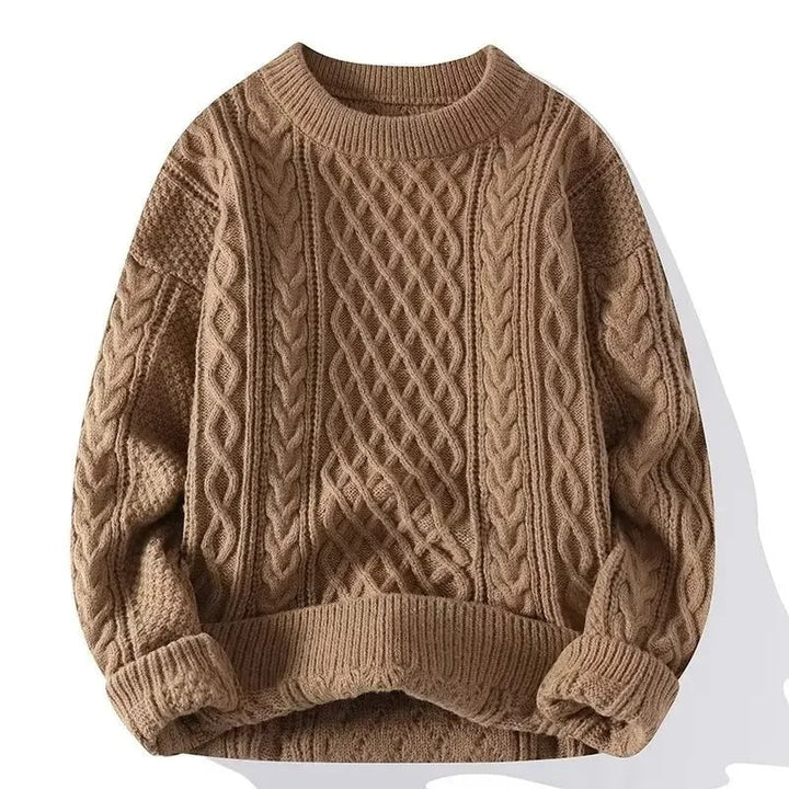 Kabelstrickpullover