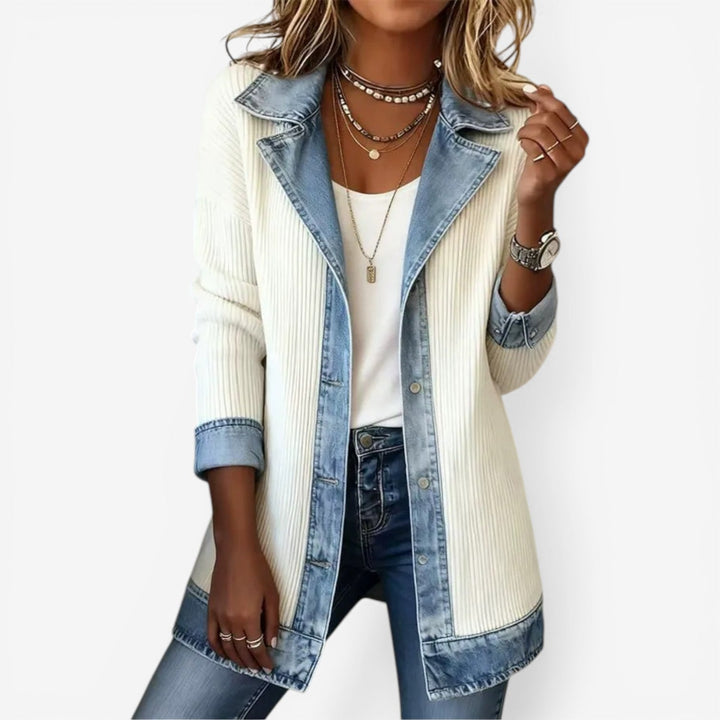 Damen Hybrid Denim Jacke